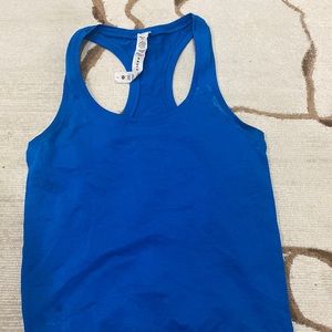 Poolside blue swiftly tech tank top
